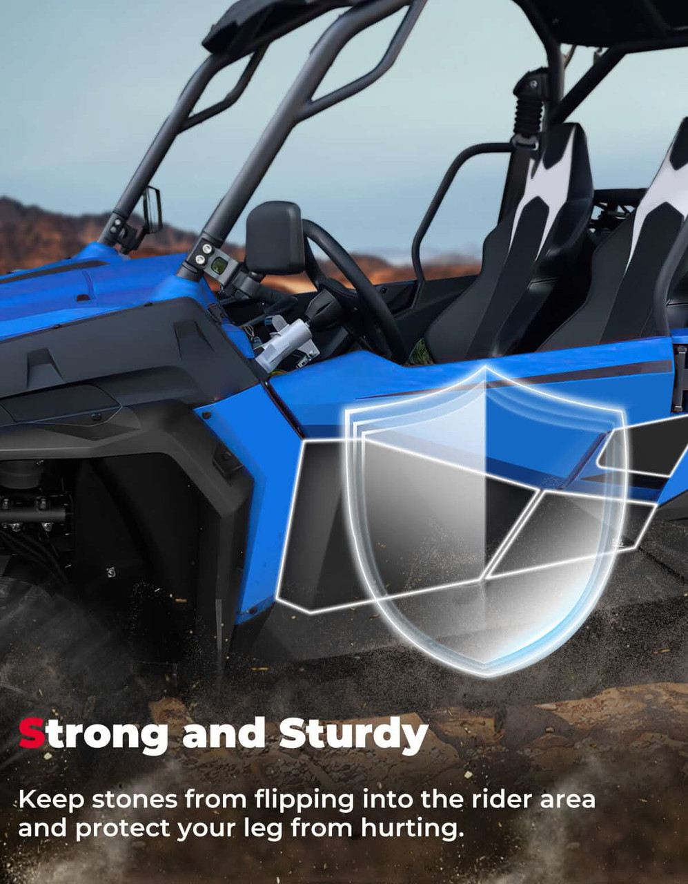 CFMOTO ZForce 500/800/1000 Lower Door Inserts by Kemimoto B0102