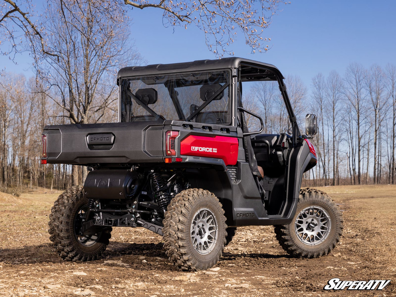 CFMoto UForce U10 Pro Rear Windshield by SuperATV RWS-CF-U10-76