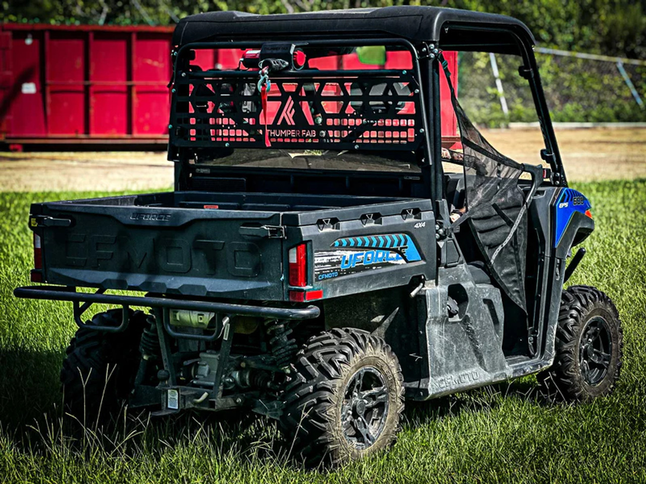CF Moto UForce 600 Winch Headache Rack by ThumperFab - TF261601-BK