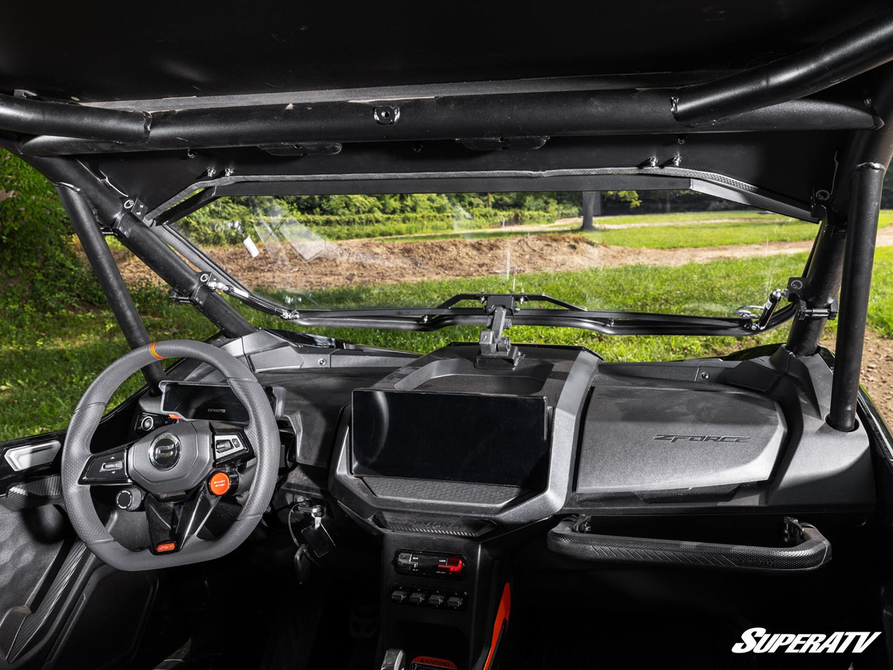 CFMOTO ZForce Z10 Flip Windshield by SuperATV - FWS-CF-Z10-70-ECFO