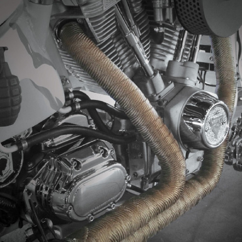 CFMoto UForce ZForce Exhaust Wrap Titanium with LR Technology by