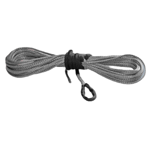 CFMoto UForce / ZForce 1/4" Smoke Synthetic Winch Cable (Stealth Smoke) for 4000-5000lb Winches by KFI - SYN25-S50-ECFO