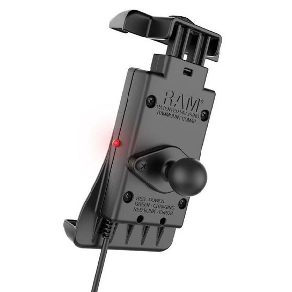 CFMoto UForce / ZForce Quick-Grip Waterproof Wireless Charging Mount with Tough-Claw by RAM Mounts