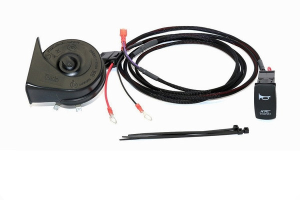 Universal Horn Kit For SXS UTV, Includes Laser Engraved Rocker Switch by XTC Products