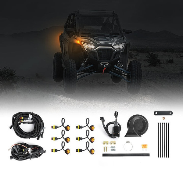  CFMoto UForce/ZForce 800 Turn Signal Kit with Column Turn Switch & 105D Horn by Kemimoto