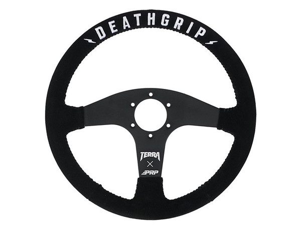 CFMoto ZForce / UForce Death Grip Flat Steering Wheel – Suede by PRP Seats