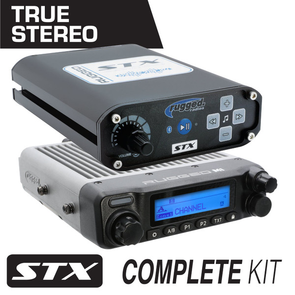 CFMoto ZForce/UForce STX STEREO Complete Master Communication Kit with Intercom and 2-Way Radio by Rugged Radios