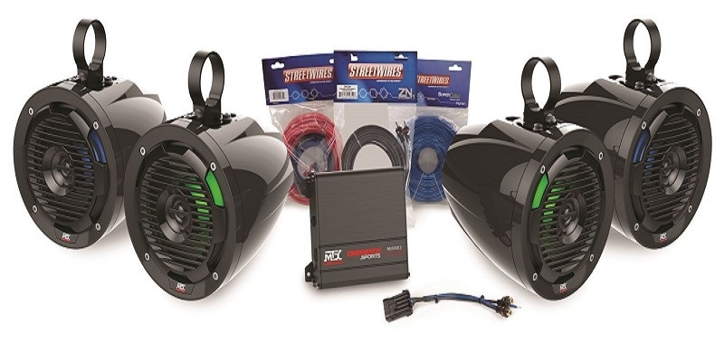 CFMoto UForce/ZForce Audio Package with Amplifier & 4 Roll Cage