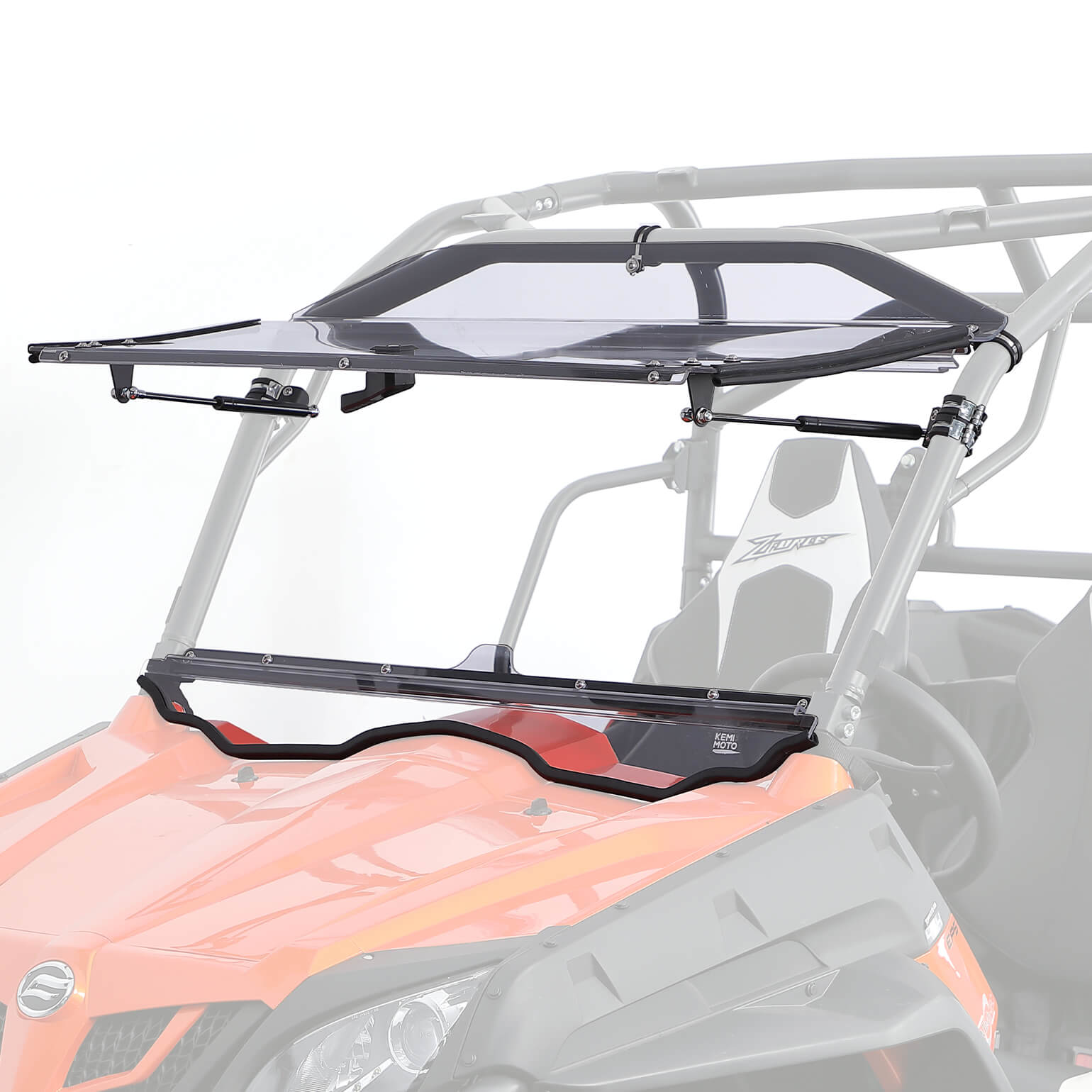 CFMOTO ZForce 500/800/1000 Flip Up Windshield by Kemimoto B0110