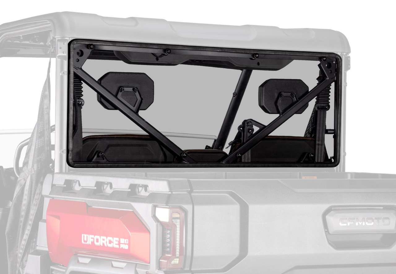 CFMoto UForce U10 Pro Rear Windshield by SuperATV RWS-CF-U10-76