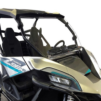 CFMoto Z-Force 950 Sport Dual Vented Front Windshield Hard Coated