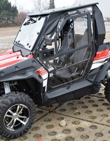 Ultimate Protection: DFK Cab's CFMoto Zforce Hard Cab Enclosure