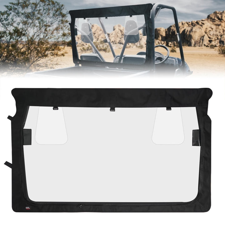 CFMoto Uforce 800 Rear Windshield with Zipper Back by Kemimoto