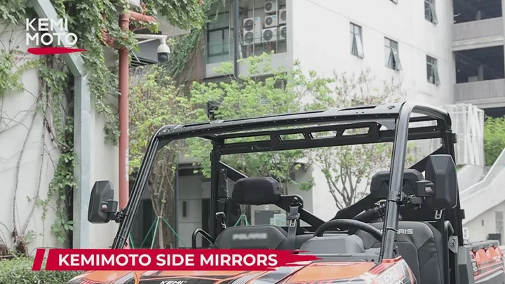 CFMoto UForce Upgraded UTV Wider Pro-Fit Side Mirrors by Kemimoto 