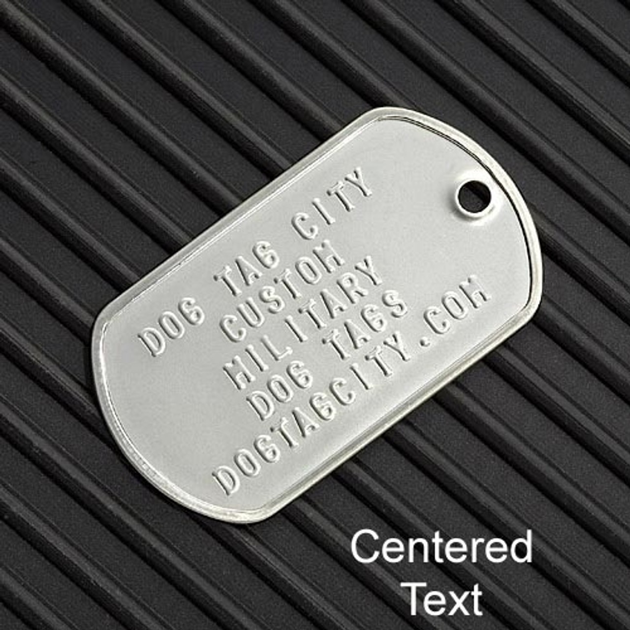 Dog Tag Luggage Ring