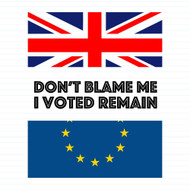 Don't Blame Me I Voted Remain