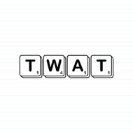 Scrabble Tiles Twat