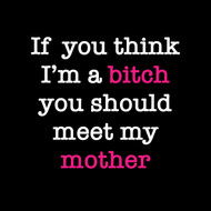 If You Think I'm a Bitch
