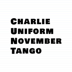 Charlie Uniform