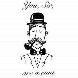 You, Sir, Are A Cunt