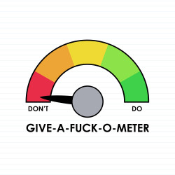 Give A Fuck O Meter