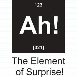 Ah! The Element Of Surprise