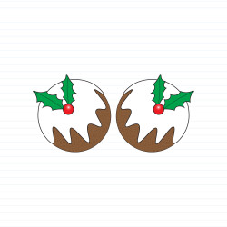 Christmas Pud Boobs
