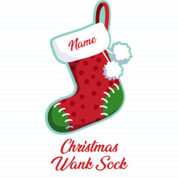 Personalised Christmas Wank Sock