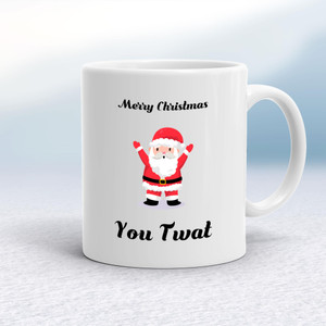 Merry Christmas You... Swearing - Rude Mugs - Slightly Disturbed - Image 1 of 28