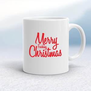 Merry Fucking Christmas - Rude Mugs - Slightly Disturbed - Image 1 of 14