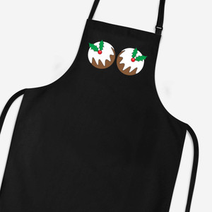 Christmas Pud Boobs - Novelty Aprons - Slightly Disturbed - Image 1 of 3