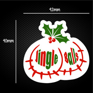 Jingle Balls Christmas - Rude Sticker Packs - Slightly Disturbed - Image 1 of 1