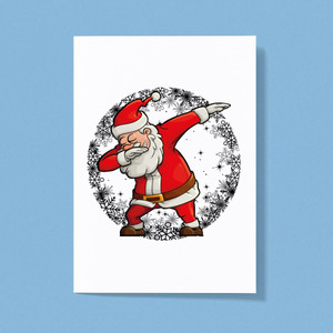 Dabbing Santa - Novelty Greeting Card - Slightly Disturbed - Image 1 of 1