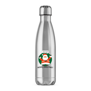 I Don't Exist Merry Christmas - Novelty Water Bottles - Slightly Disturbed - Image 1 of 2