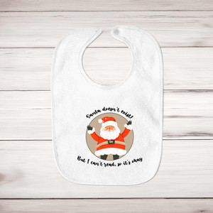 Santa Doesn't Exist - Novelty Bibs - Slightly Disturbed - Image 1 of 4