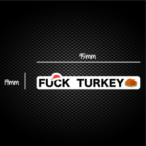 Fuck Turkey - Rude Sticker Packs - Slightly Disturbed - Image 1 of 1