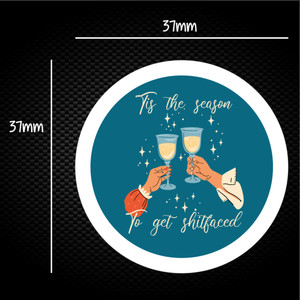Season To Get Shitfaced - Rude Sticker Packs - Slightly Disturbed - Image 1 of 1