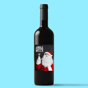 Jingle Fucking Bells - Rude Wine/Beer Labels - Slightly Disturbed - Image 1 of 1
