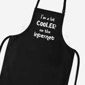 Cooler On The Internet - Geeky Aprons - Slightly Disturbed - Image 1 of 3