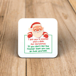 A Dildo for Christmas - Rude Coaster - Slightly Disturbed - Image 1 of 1