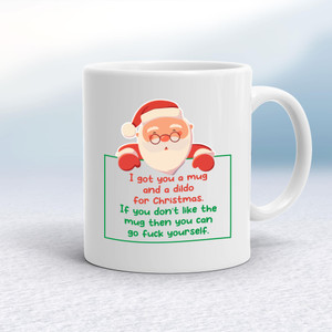 A Dildo for Christmas - Rude Mugs - Slightly Disturbed - Image 1 of 14