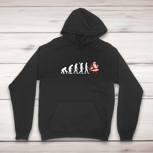 Evolution Of Christmas - Novelty Hoodies - Slightly Disturbed - Image 1 of 2