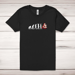 Evolution Of Christmas - Novelty Adult T-Shirts - Slightly Disturbed - Image 1 of 12