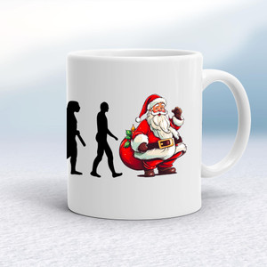 Evolution Of Christmas - Novelty Mugs - Slightly Disturbed - Image 1 of 16