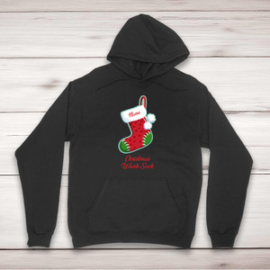 Personalised Christmas Wank Sock - Rude Hoodies - Slightly Disturbed - Image 1 of 2