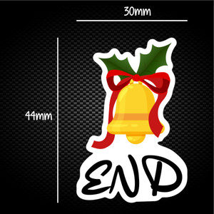 Jingle Bell End - Rude Sticker Packs - Slightly Disturbed - Image 1 of 1
