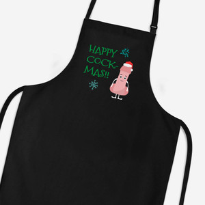 Happy Cock-mas - Rude Aprons - Slightly Disturbed - Image 1 of 3