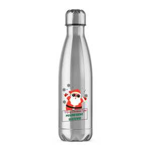 Merry Xmas You Magnificent Bastard - Rude Water Bottles - Slightly Disturbed - Image 1 of 2