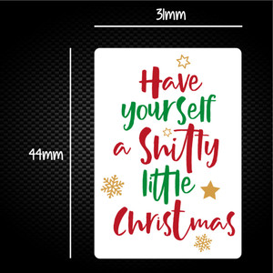 Shitty Little Christmas - Rude Sticker Packs - Slightly Disturbed - Image 1 of 1