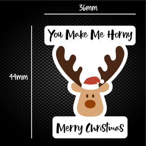 Horny Merry Christmas - Rude Sticker Packs - Slightly Disturbed - Image 1 of 1